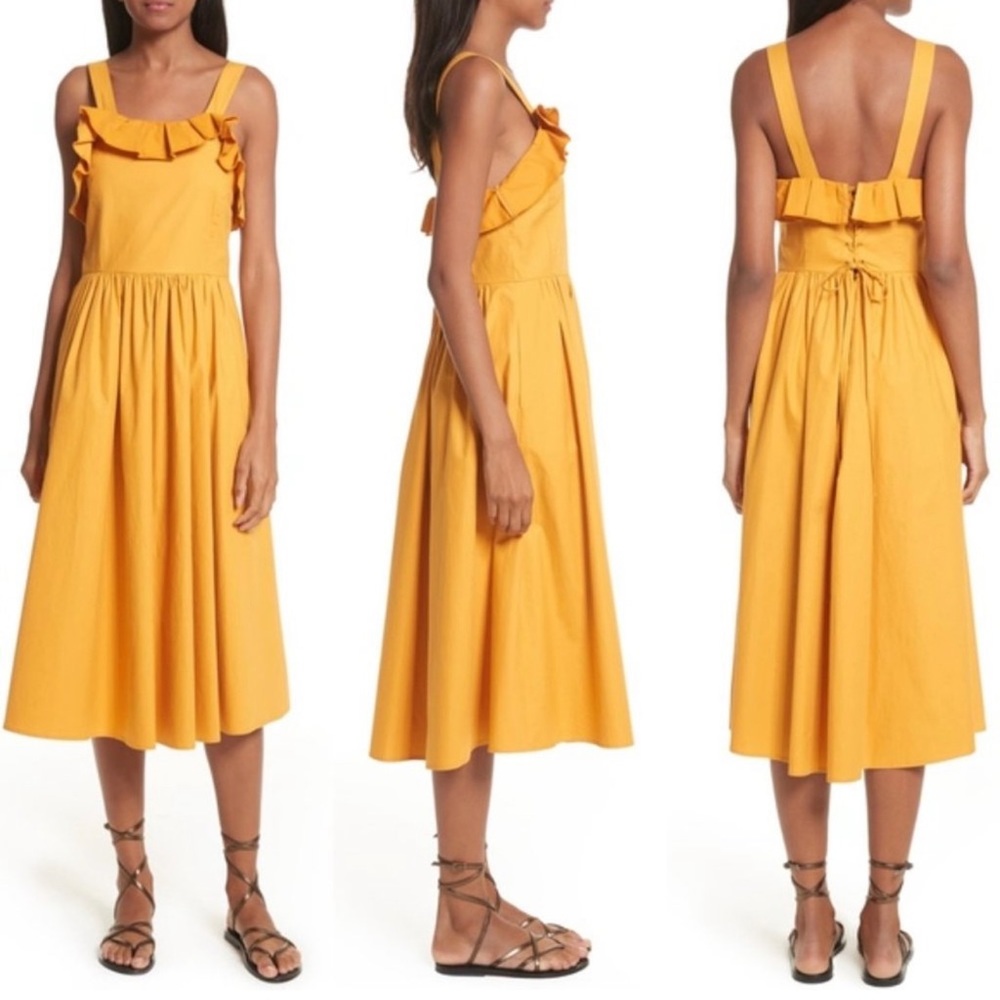 Sea New York yellow dress. Size 4. Never worn.